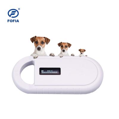 China Ear Tag Rfid Reader	134.2khz Pet Animal Micro Chip Tag Reader 10cm for sale