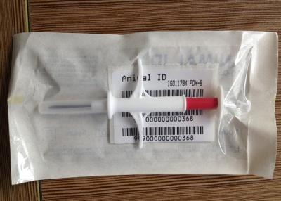 China 6 Stickers Track Dog Microchip 2.12*12mm With Bio - Glass Parylene Covered Injectable Transponders for sale