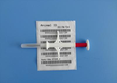China Pet ID Microchip With Six Stickers With ICAR Approved Injectable Transponders for sale