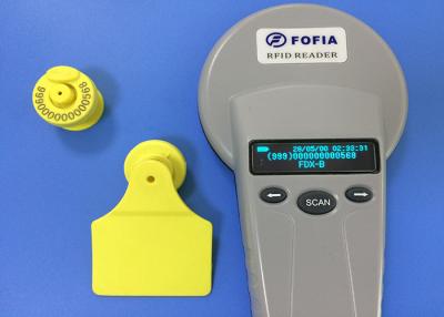 China Etiquetas de orelha eletrônicas animais do RFID para a identificação dos rebanhos animais, frequência 134.2khz à venda