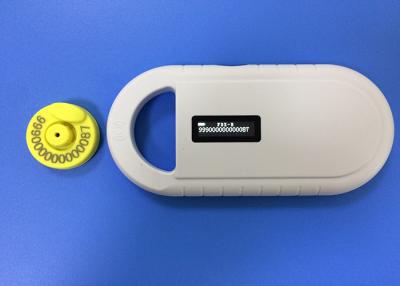 China Non - Toxic TPU Cattle / Sheep Ear Tags For Livestock Management , Yellow Color for sale