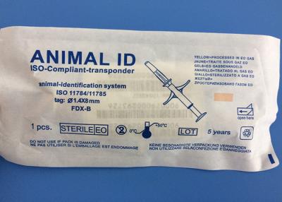 China Professional Mini Animal ID Microchip With Disposable Syringe , ISO Approved for sale