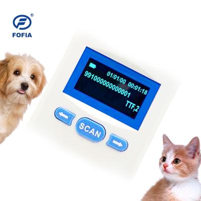 China 1000 Records Pet Chip Reader With ROHS Data Storage Dog Microchip Reader for sale
