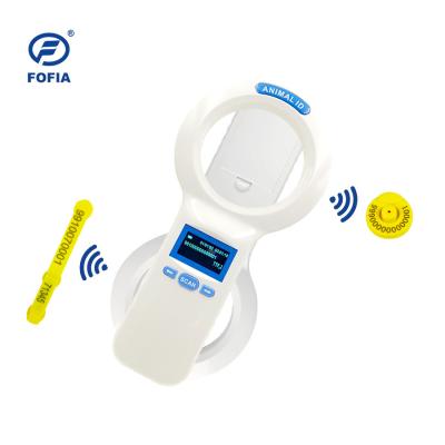 China Universal 160g Microchip Reader With 20cm Ear Tag Reading Distance Handheld Reader for sale