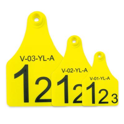 China Mini / Middle / Large Size RFID Visual Tag Laser Printing Support Yellow Or Other for sale