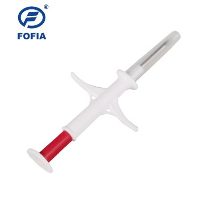 Chine Le tube de verre implanté injectable 1.25*Capsule 8mm RFID étiquette la puce animale de Rfid pour le cheminement d'animaux à vendre
