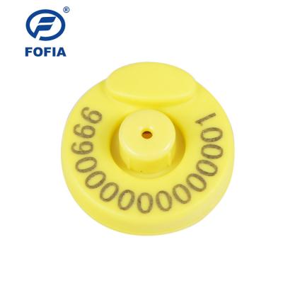 China 125khz ISO11784/5 FDX - B Long Range Rfid Animal Ear Tag For Cattle Sheep Management for sale