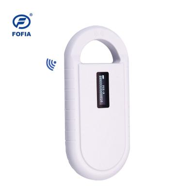 China 134.2khz Animal RFID Microchip Scanner Handheld With Lithium Battery for sale