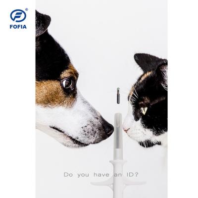 China 134.2khz Animal Pet Birds Microchip Frequency RFID Glass Tag Syringe for sale