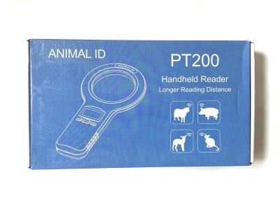 China Portable 134.2 Khz RFID Microchip Scanner FDX-B Handheld Animal Ear Tag Reader for sale