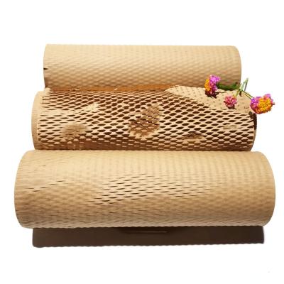 China Multifunctional Honeycomb Wrapping Paper Roll Customized Kraft brown for sale