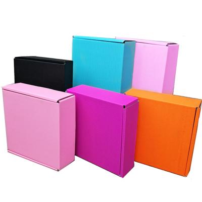 China OEM Design Colorful Empty Mini Corrugated Paper Box for sale