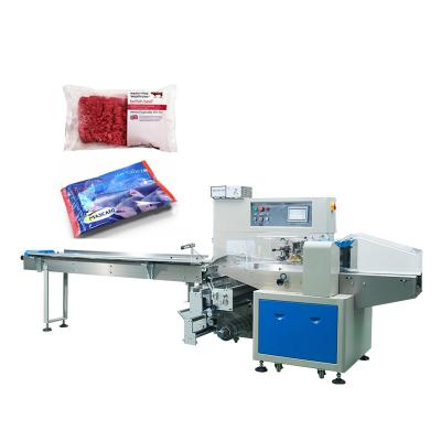 China Small Ice Cream / Seafood Horizontal Flow Pack Machine for sale
