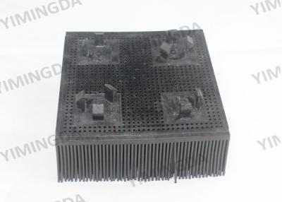 China Black color Nylon Brush 99*99*39mm Auto Cutter Bristle For Investronica Cutter for sale