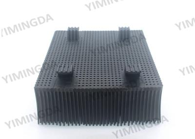 China 100*100mm Auto Cutter Bristle Black Square Foot Nylon Material Bristles Block for IMA Cutter for sale