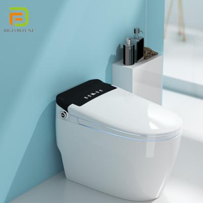 China Automatic Operation Ceramic Smart Composting Toilet Without Water Tank , Fully Automatic Induction Intelligent Smart Toilet Composting Toilet for sale