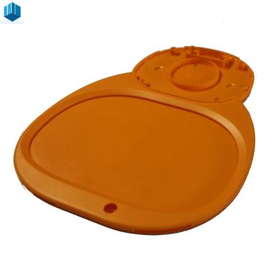 China Injection Molded Plastic Components Toy Orange Plastic Case for sale