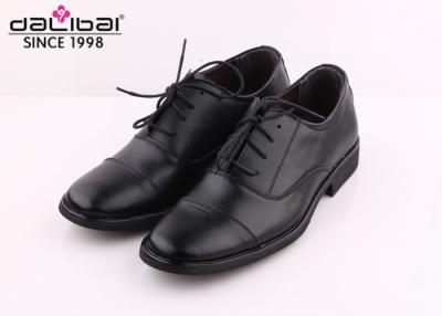 Chine Chaussures de glissement de bureau de TPR anti de chaussures élégantes uniques de cuir taille de talon de 1,11 pouces à vendre