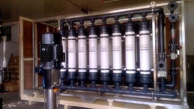 China Sistema de tratamiento de aguas del filtro del acero inoxidable ultra para el agua subterránea inferior en venta