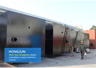 China Depuradora de aguas residuales subterráneo, sistema de tratamiento de aguas residuales amistoso de Eco 120m3/h en venta