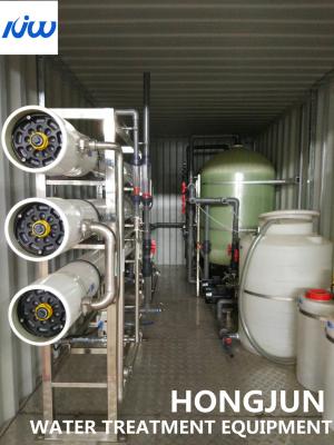 Chine système intégré par conteneur de purification d'eau de 20ft à vendre