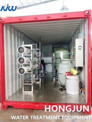 Chine 0.3LPD a intégré le type de conteneur d'installation de traitement d'eau de rivière à vendre