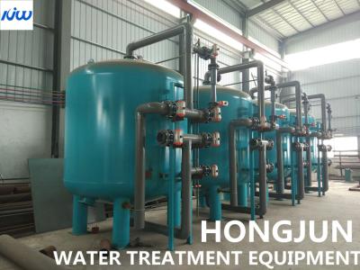 China Tanque vertical do filtro de areia do manganês para a água subterrânea da água boa à venda