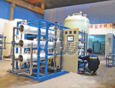 China Industrial Two Stage Reverse Osmosis Water Purification Equipment Automatic Control for sale