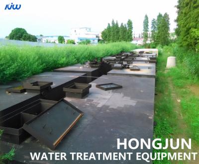 Chine Les solides solubles arrosent l'équipement de purification le traitement de l'eau semi qu'automatique de blanchisserie de pompe à eau d'égout de sous-sol réutilisent le système à vendre