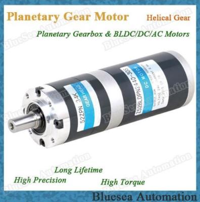 China 52mm 24V 40W, 60W Brushless DC gear Motor high torque effiency IE3 for sale