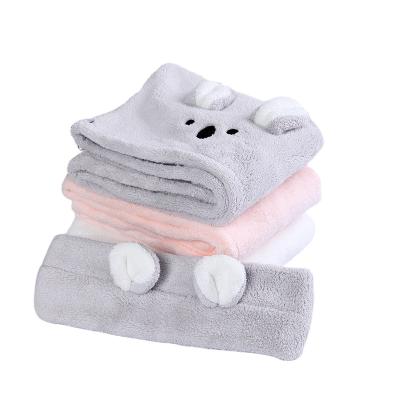 China QUICK DRY Professional Manufacture Microfiber Turban Towel Hair Band Hair Drying Hat For Shower for sale