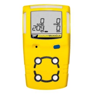 China BW MicroClip XL4 in 1 Portable gas detector Resolution-100 weight-1kg for sale