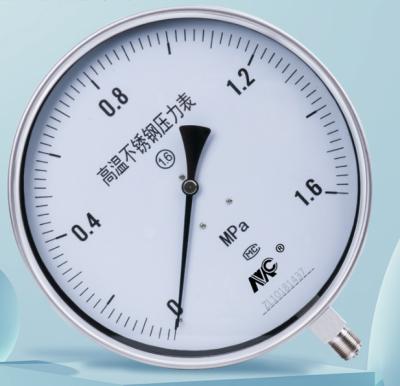 China Differenziales Wasser-Manometer CCC M20*1.5 250mm*48mm Y250BF zu verkaufen