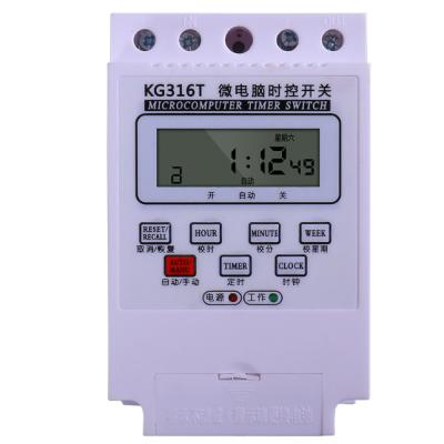 China 10A 220V Electronic Timer Switch Microcomputer Full-Automatic KG316T for sale