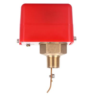 China 125V 3.5A Liquid Flow Switch Controller 10 Bar Red Brass Bellow for sale