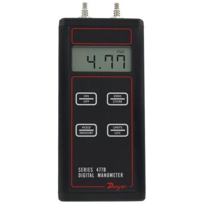 China Dwyer 477B Hand Held Digital Manometer Large LCD For Air for sale