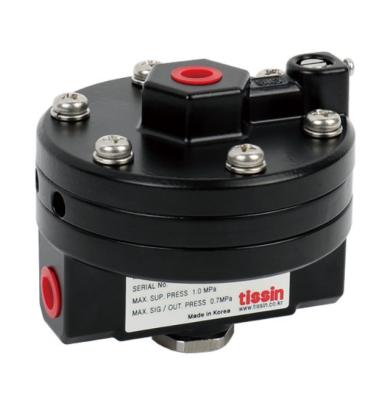 China TS100 Control Valve Volume Booster 0.4-0.7MPa Pneumatic Valve Positioner for sale