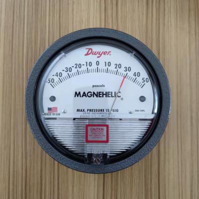 China Aluminiummagnehelic-Manometer Differenzdruck-Manometer der hohen Temperatur zu verkaufen