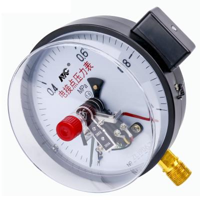 China YXC-150 Magnetic Aid Electric Contact Pressure Gauge With Bottom Connection for sale