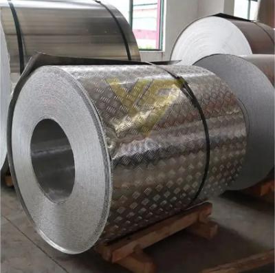 China 0.2mm Embossed Aluminium Coil 1100 1050 1060 3105 H15 Alloy for sale