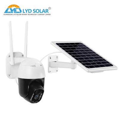 China 2MP 4G CCTV-zonnecamera Buitenbeveiligingsbewaking Tweeweg audio-zonnepanelen Te koop
