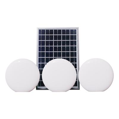 中国 3 個充電式ソーラー LED キャンプランタン屋外ポータブル 販売のため