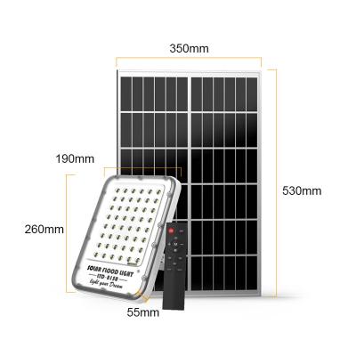 China 1200LM Solar Panel 25W Waterproof LED Solar Power Flood Lights LYD-8150 for sale