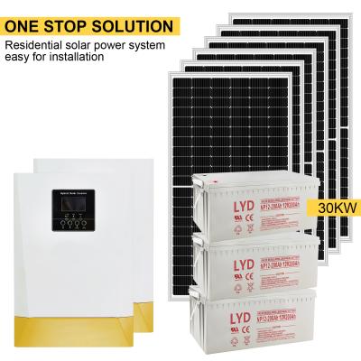China 60Hz 50Hz Off Grid Solar System 2 Years Warranty Solar Panel Power System for sale