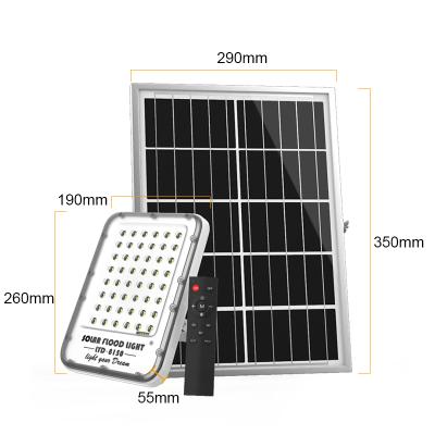 China Monocrystalline Panel solar security light Aluminum Alloy Solar Motion Flood Light for sale