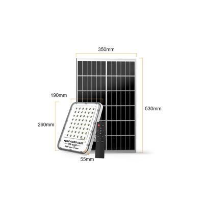 Chine La sécurité solaire extérieure imperméable allume IP66 120° 6000K à vendre