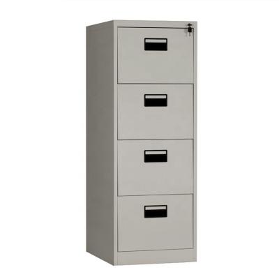 China Office Steel KD Structure RAL7035 4 Drawer Filing Cabinet for sale