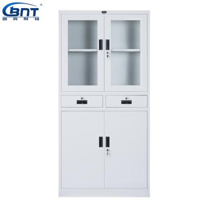 China 0.6mm Glass Door Filing Cabinet for sale