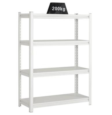 China Light Duty Supermarket 4 Tiers Metal Storage Rack for sale