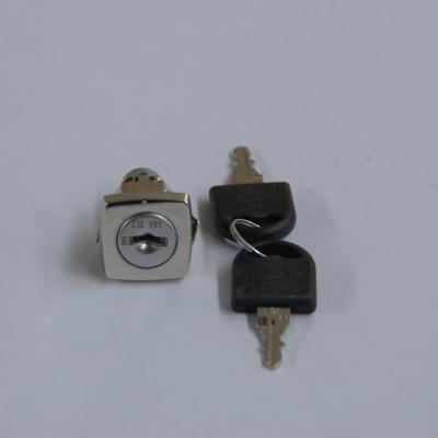 China Plastic Key Cap Chrome plating  Black Metal Cabinet Locks for sale